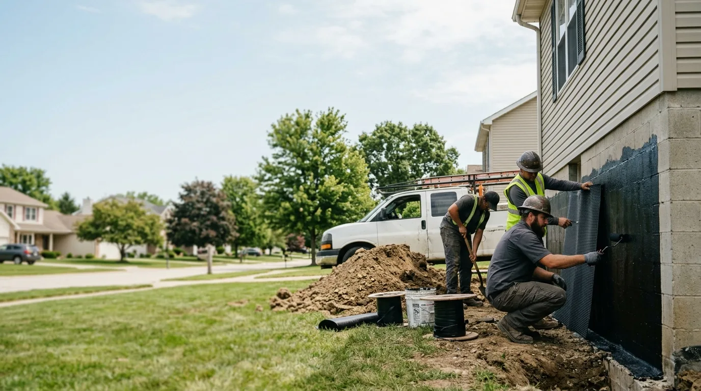 Basement Waterproofing in West Harrison, IN near me
